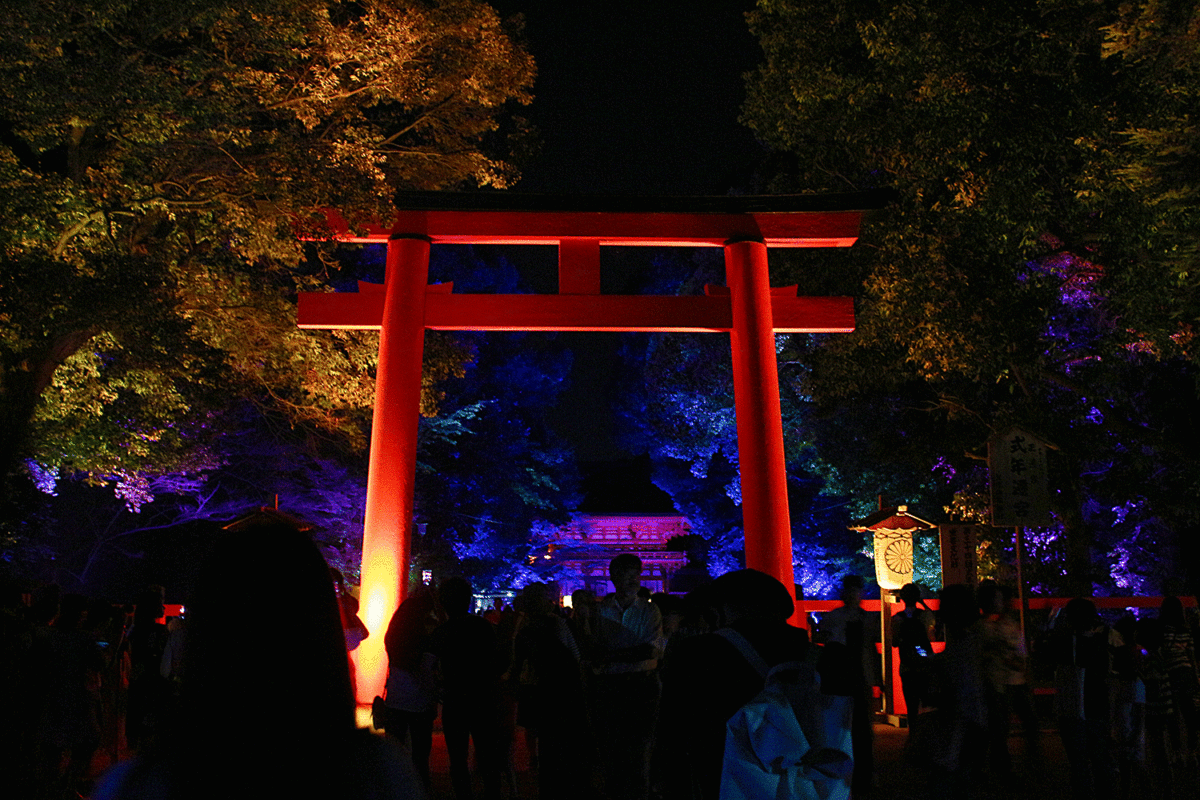 【京都】下鴨神社teamLab光之祭典
